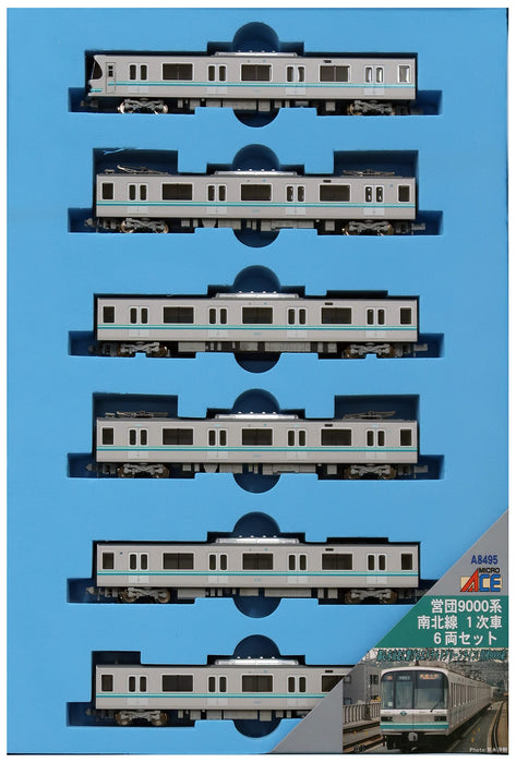 MICROACE A8495 Tokyo Metro Series 9000 Nanboku Line 1St 6 Cars Set Spur N