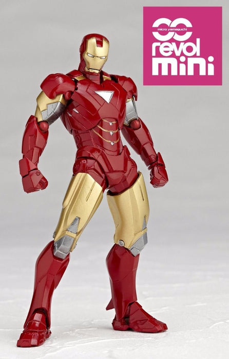 Micro Yamaguchi / Revol Mini Rm-003 Iron Man 2 Iron Man Mark 6 Figure