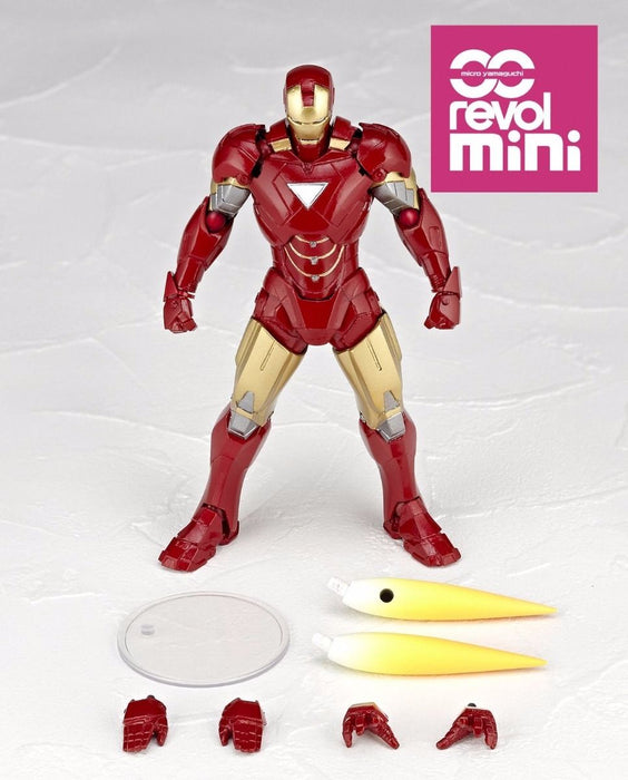 Micro Yamaguchi / Revol Mini Rm-003 Iron Man 2 Iron Man Mark 6 Figurine