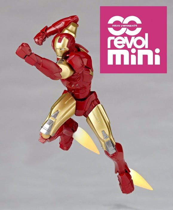 Micro Yamaguchi / Revol Mini Rm-003 Iron Man 2 Iron Man Mark 6 Figurine