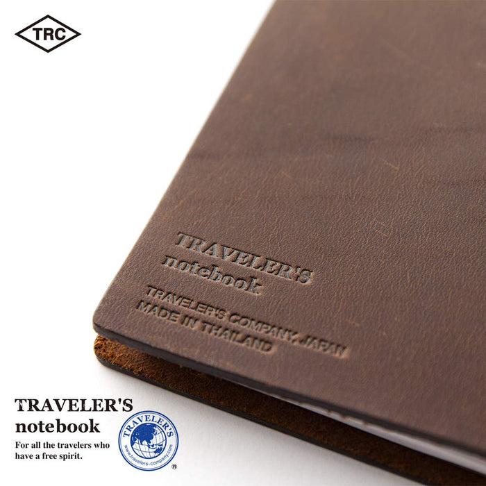 MIDORI Traveler'S Notebook Starter Kit Marron Taille Régulière -