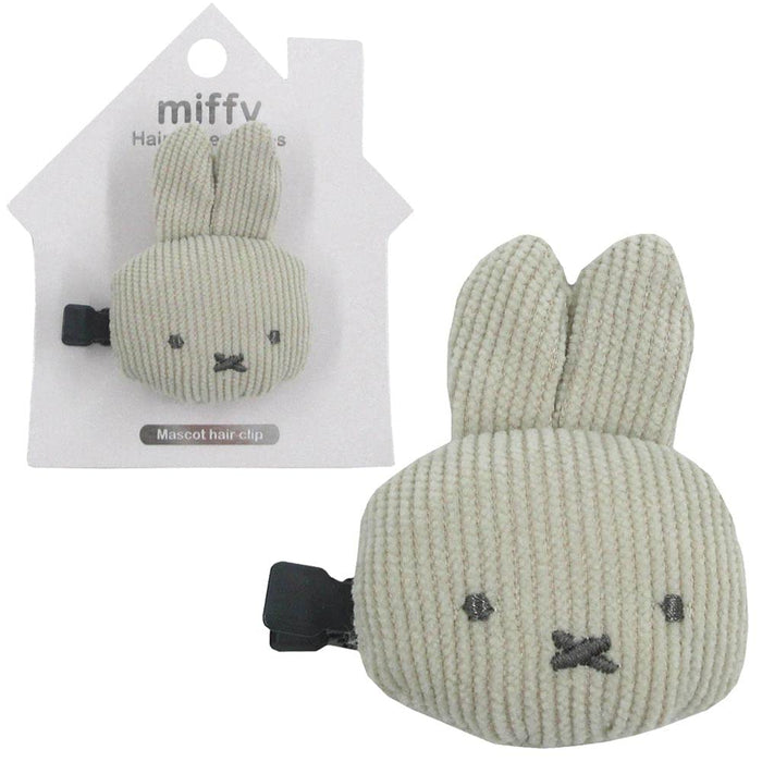 Miffy Mascot Bangs Clip Mf38781/Ivory Miffy Dull Color Hair Accessories Character Goods Shobido