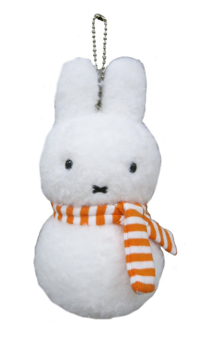 Sekiguchi Miffy Snowman Keychain Plush Toy