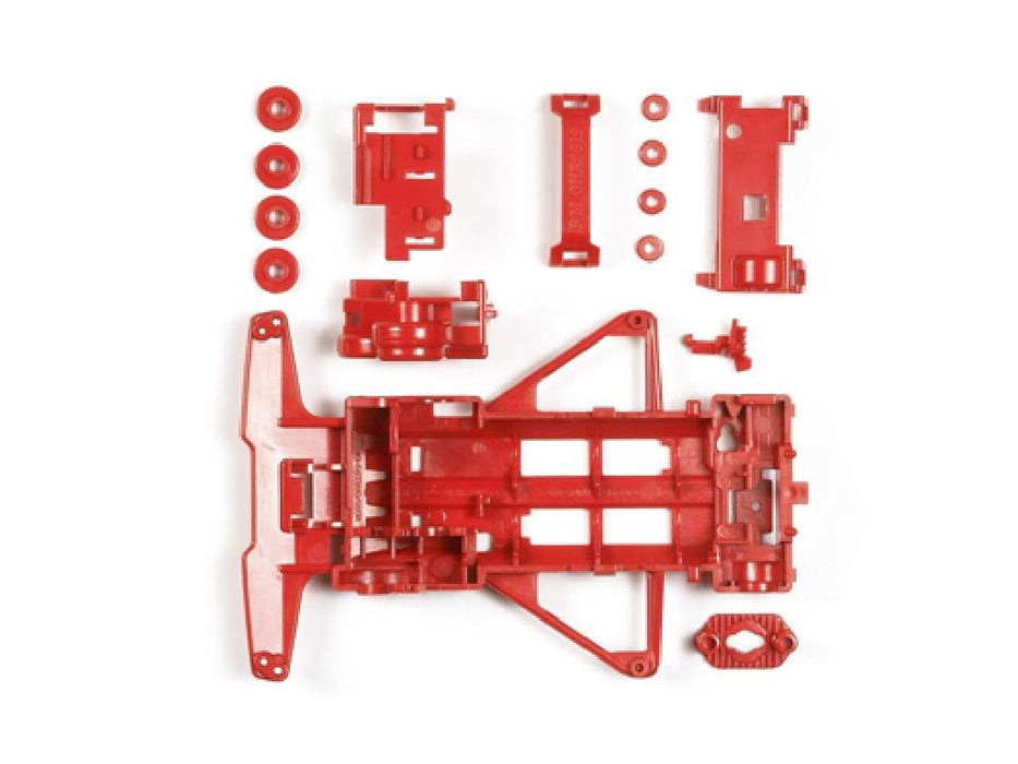 TAMIYA 95243 Mini 4Wd Fm Reinforced Chassis Red