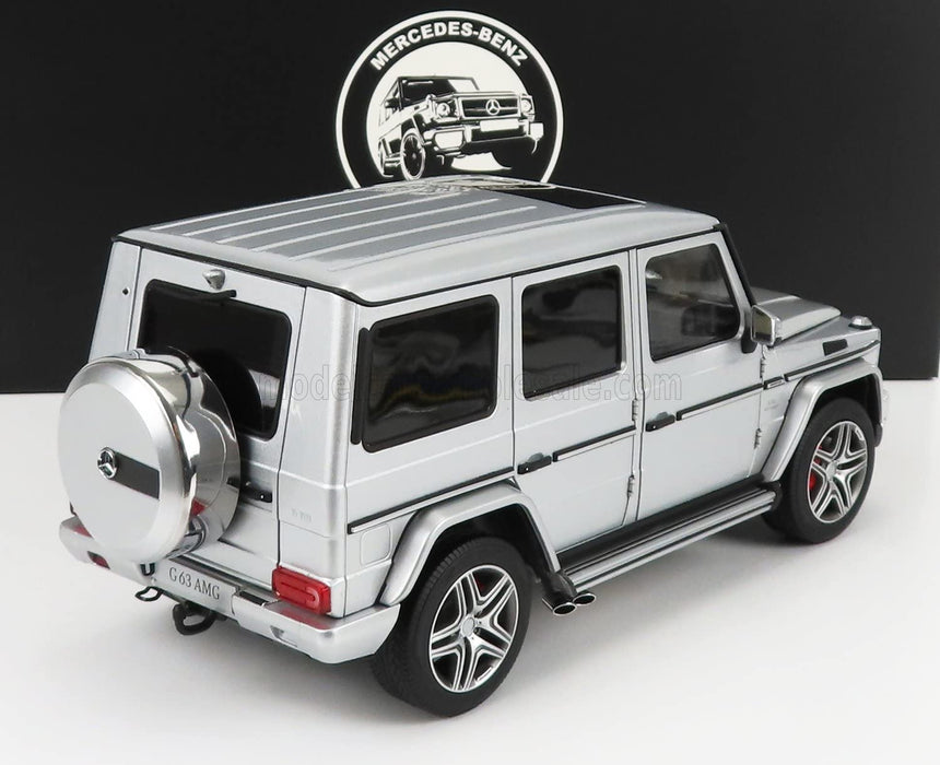 1/18 Almost-Real Mercedes Benz G63 Amg W463 V8 Biturbo Silver Alm820601