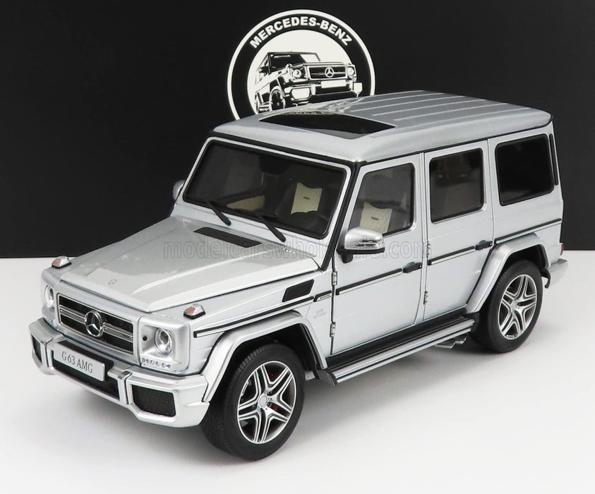1/18 Almost-Real Mercedes Benz G63 Amg W463 V8 Biturbo Silver Alm820601