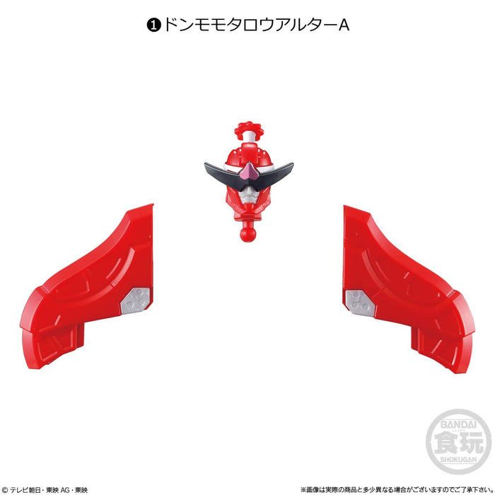 BANDAI CANDY Mini-Pla Avataro Sentai Serie 01 Don Momotarou Alter Set Candy Toy