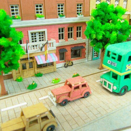 Miniatuart Limited Edition 'kiki's Delivery Service' Koriko Town Kit non assemblé