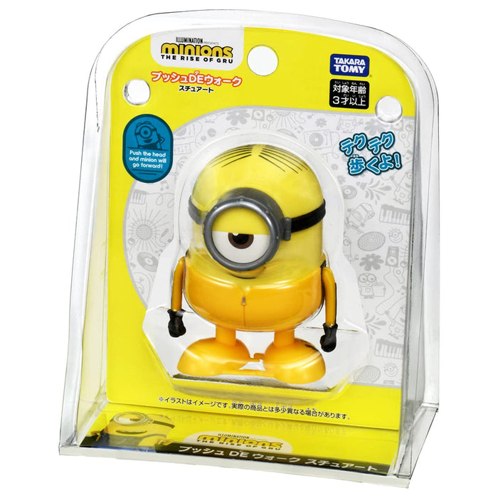 TAKARA TOMY Minions Push De Walk Stuart