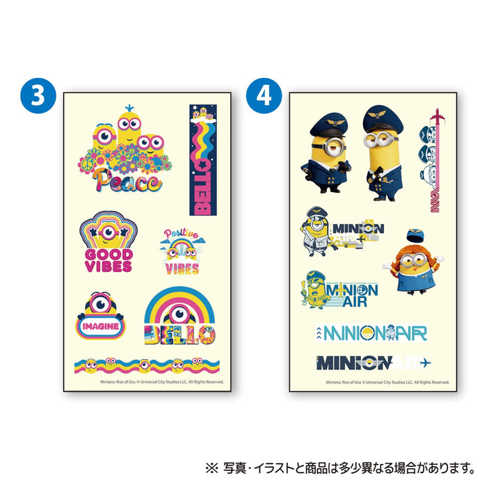 TAKARA TOMY A.R.T.S  Minions Body Stickers 20Pcs Box  Candy Toy