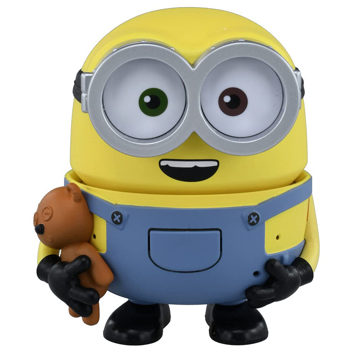 Takara Tomy Minions More! Bellow! Minion Bob With Tim - Minions Character Toy - Made In Japan