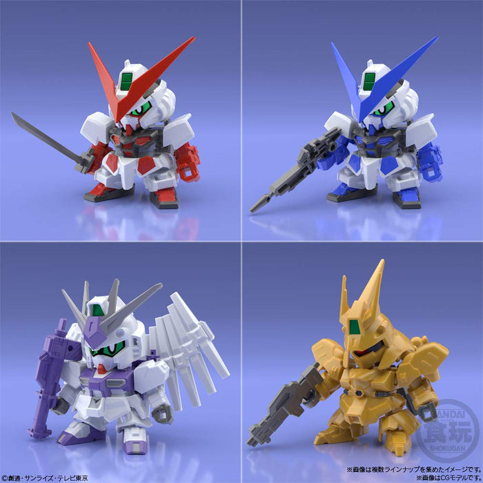 BANDAI CANDY 290636 Mini-Pla Gundam Build Divers Great Shock Gundam 1 Box 10 Pcs. Set