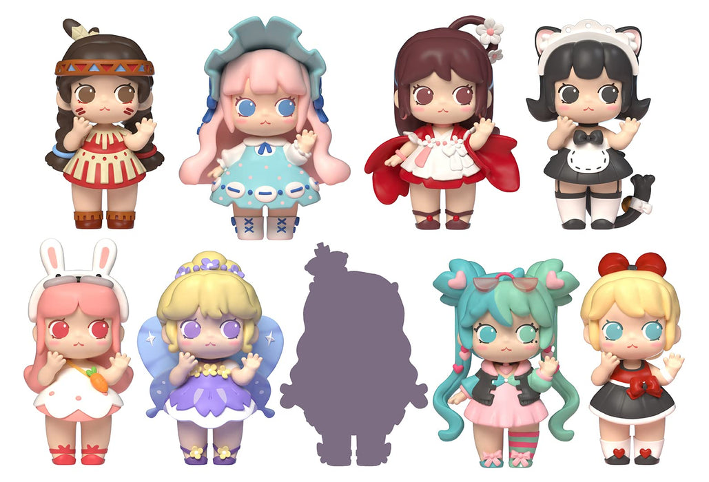 Plum Hello Miniworld Set mit 9 japanischen kompletten Figurensets PVC-Figurenspielzeug
