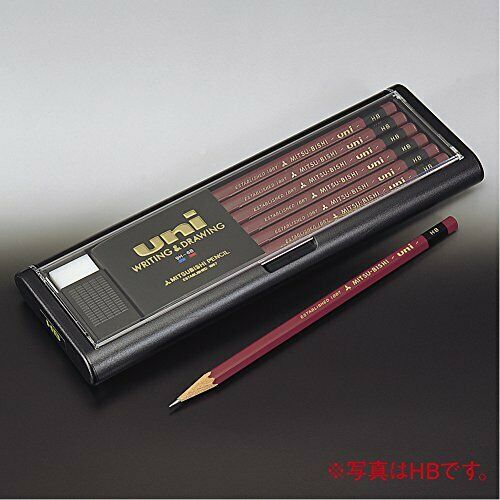 Mitsubishi Pencil Uni Crayon en bois 6b 1 douzaine U6b