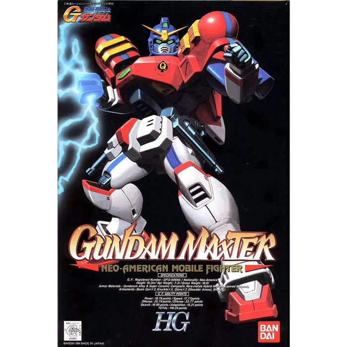 Bandai Spirits Mobile Fighter G Gundam Maßstab 1:100 Gundam Maxter Farbcodiertes Kunststoffmodell