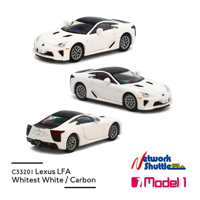 Model 1 1:64 Lexus Lfa Whitest White Finished Product - Japan