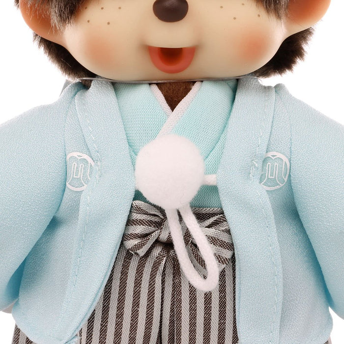 Sekiguchi Monchhichi Boy Stuffed Toy in Crested Hakama Approx 20Cm Height - Model 256327