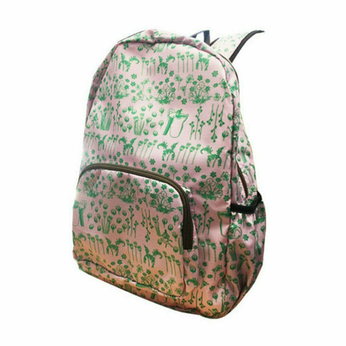 Moomin Hide & Seek Travel Pocket Backpack Repeating Pattern Pink Mmap2533