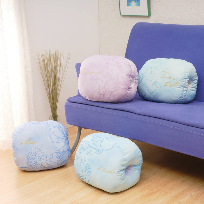 Moripilo Disney Ariel Little Mermaid Cool Cushion Blue 30X40cm Pillow Made In Japan