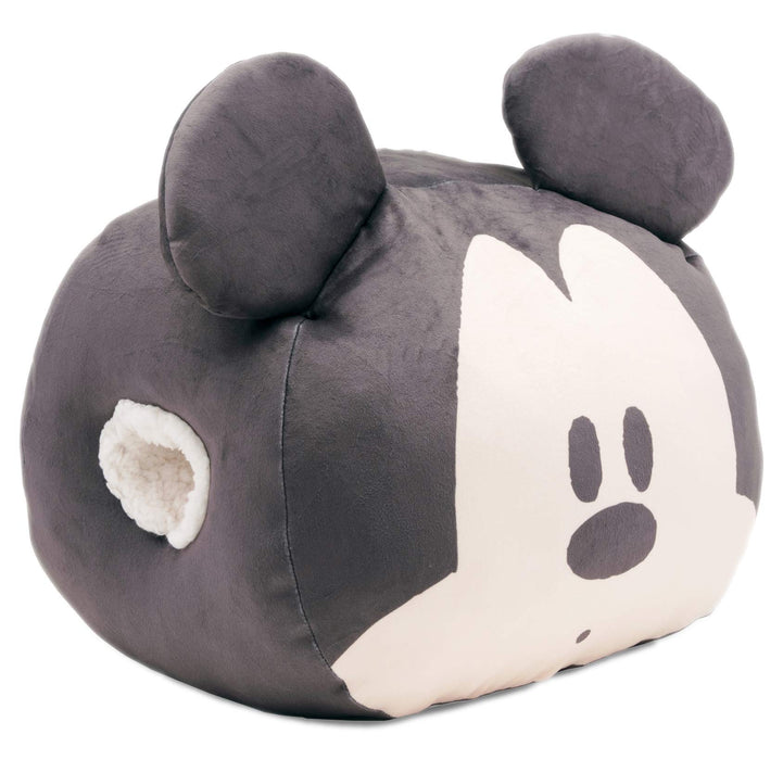 Moripilo Mickey Mouse Cooling Black Cushion 44X30X22cm Pillow Made In Japan