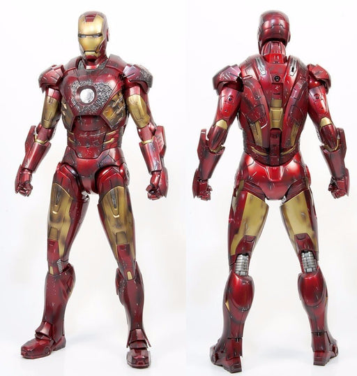 Movie Masterpiece Avengers Iron Man Mark Vii Battle Damaged 1/6 Figure Hot Toys - Japan Figure