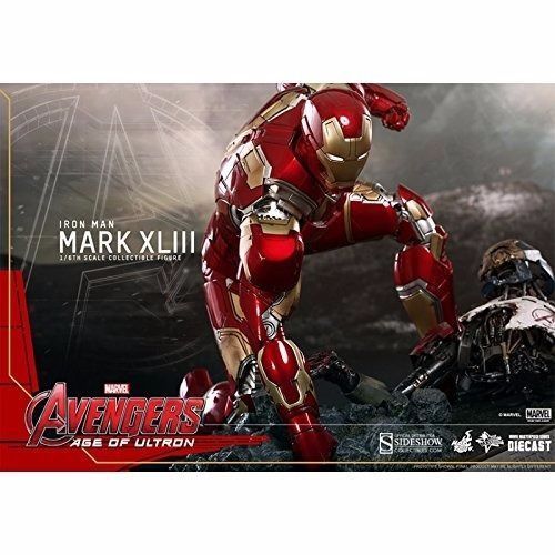 Movie Masterpiece Diecast Iron Man Mark 43 Xliii 1/6 Actionfigur Hot Toys