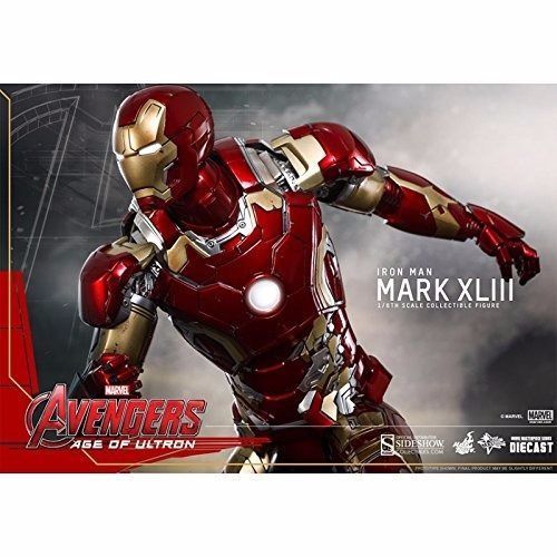 Movie Masterpiece Diecast Iron Man Mark 43 Xliii 1/6 Actionfigur Hot Toys