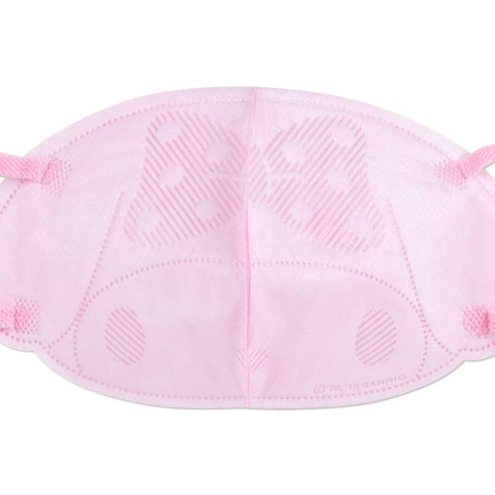 My Melody Face-Shaped Non-Woven Mask (5 Pieces) Pink