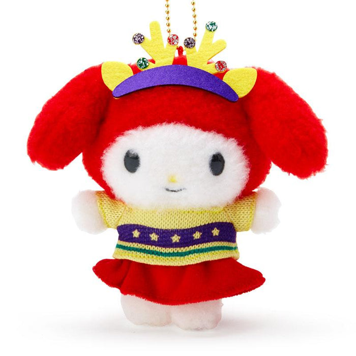 Sanrio  My Melody Mascot Holder (Christmas Sweater Design)