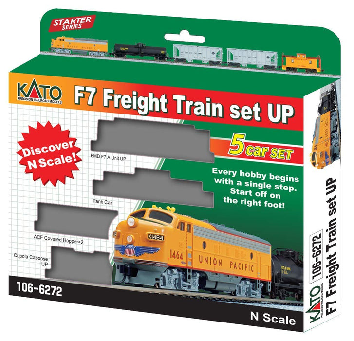 Kato N F7 5 Piece Freight Train Set Union Pacific Edition
