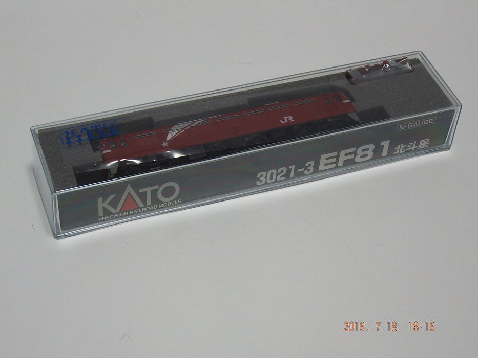 Kato N Gauge 3021-3 Ef81 Ensemble de train modèle Hokutosei
