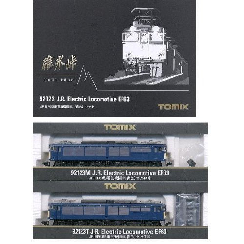Tomytec N Gauge Vehicle Ef63 Blue Electric Locomotive Toy Train 92123