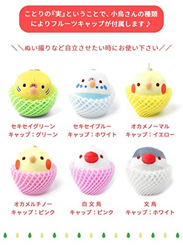 Nagomi Serie Kotori No Mi Plüsch Nymphensittich Normale japanische kleine Vogelplüschtiere