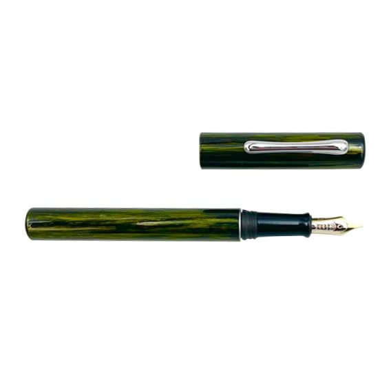 Nakabayashi Taccia Lacquer Fountain Pen Tamami [Tamamizu] Green Shadow [Ryokuei] Ttm-14F-Re-Ef
