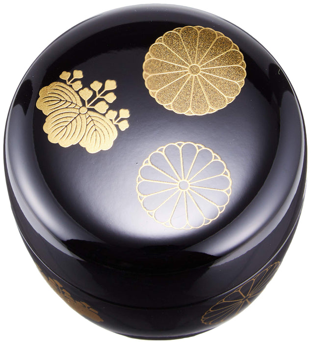 Nakatani Brothers Shokai Yamanaka Lacquerware 2.2 Jujube Black Kodaiji Maki-E 33-4805 Japan