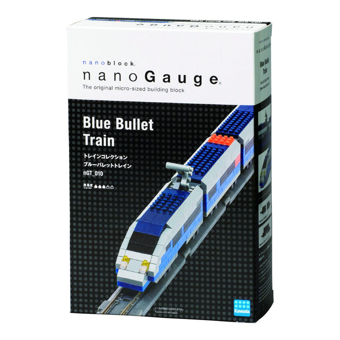 KAWADA Ngt-010 Nanoblock Nanogauge Bleu Bullet Train