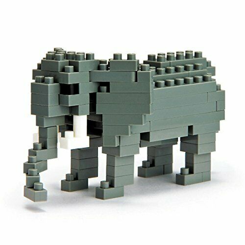 Nanoblock African Elephant Nbc-035 - Japan Figure