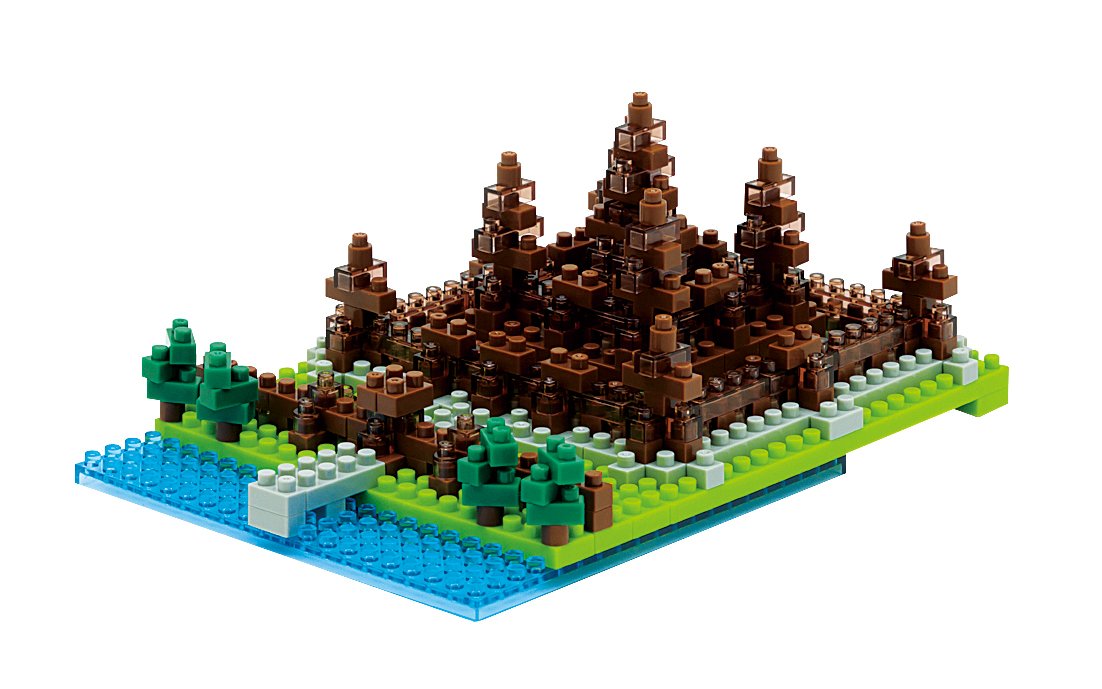 Kawada Nanoblock Angkor Wat 3D Puzzle Model Building Kit