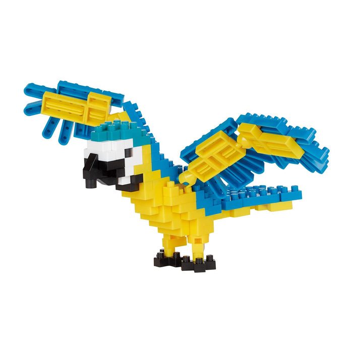 KAWADA Nbc-343 Nanoblock Blue-And-Yellow Macaw