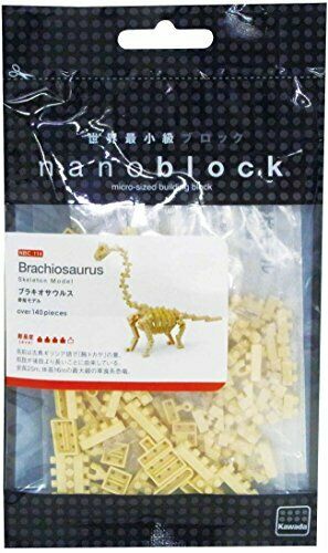 Nanoblock Brachiosaurus Squelette Modèle Nbc114