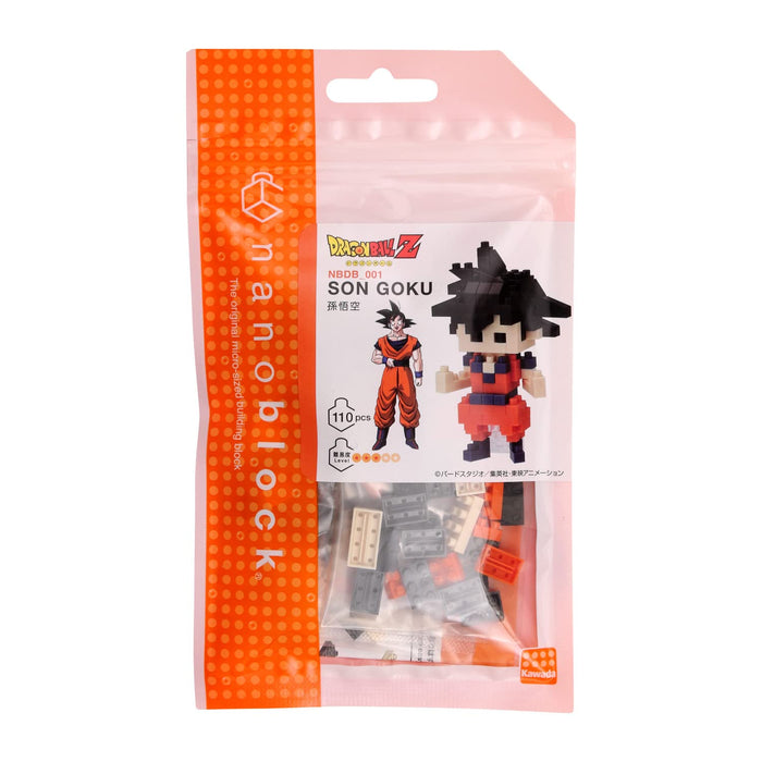 Kawada Nanoblock Dragon Ball Z Son Goku Nbdb_001 Japanese Figure Building Toys