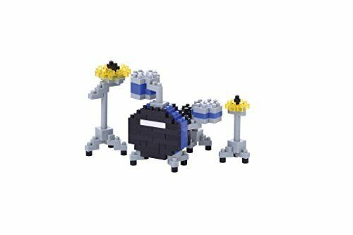 Nanoblock Drum Set Blue Nbc-172 - Japan Figure