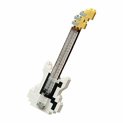 Nanoblock Electric Bass White Nbc_205 - Japan Figure