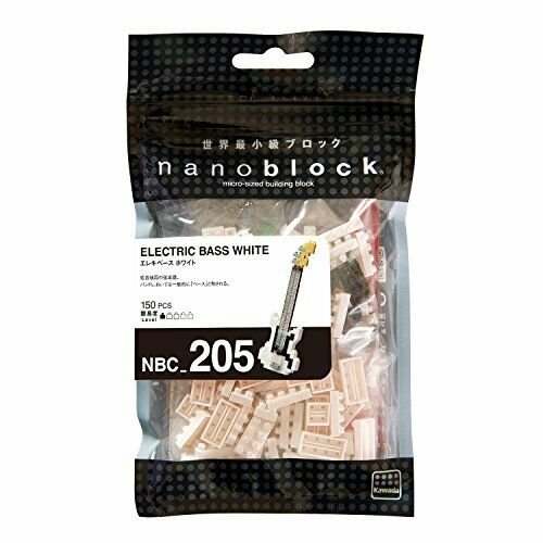 Nanoblock Electric Bass White Nbc_205
