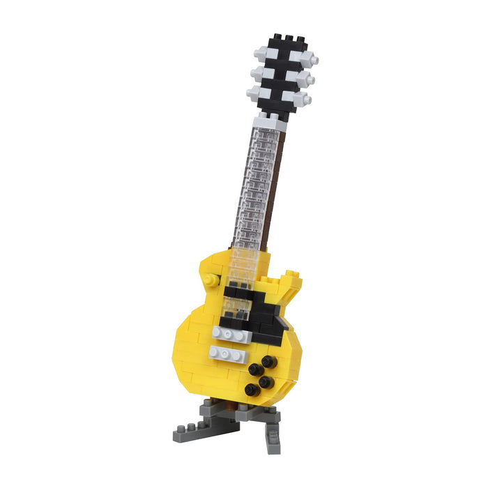 KAWADA Nbc-347 Nanoblock E-Gitarre Gelb