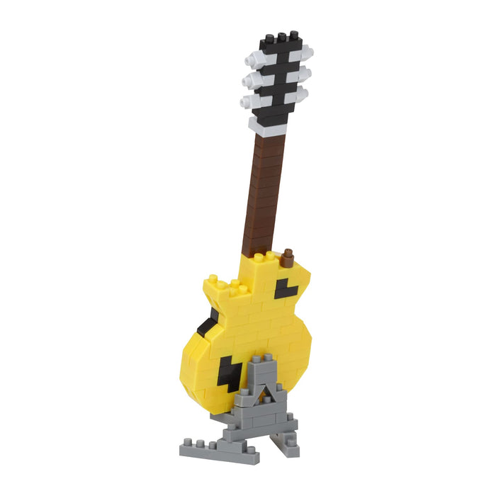 KAWADA Nbc-347 Nanoblock Electric Guitar Yellow