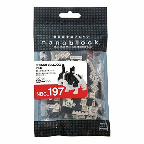 Nanoblock French Bulldog Pied Nbc-197