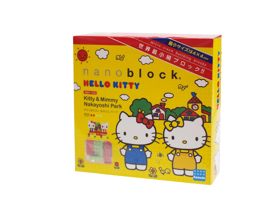 KAWADA Nbh-056 Nanoblock Block Art Hello Kitty und Mimmy Friend Park