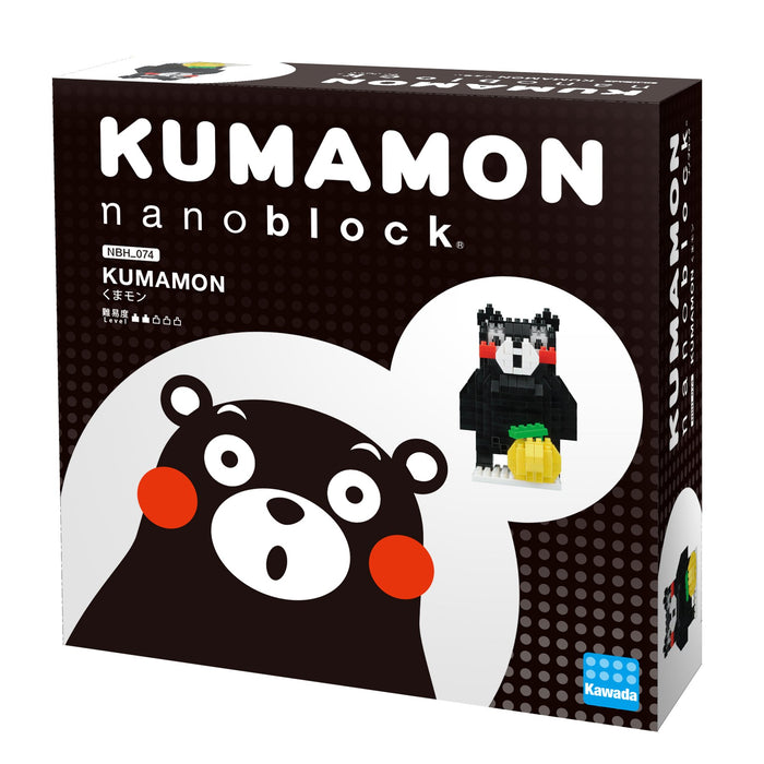 KAWADA Nbh-074 Nanoblock Kumamoto Kumamon