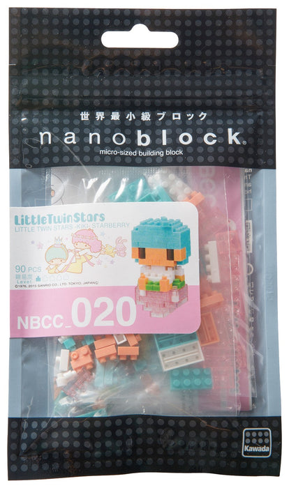 KAWADA Nbcc-020 Nanoblock Sanrio Little Twin Stars Kiki Starberry